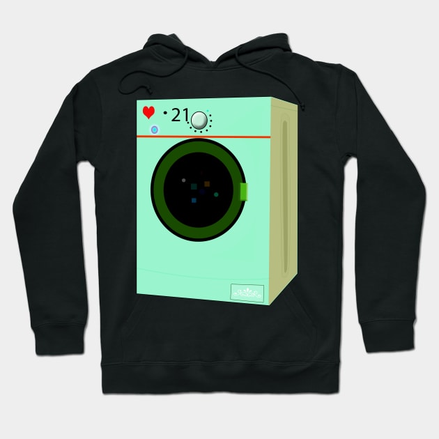 Washing Machine Hoodie by momomoma